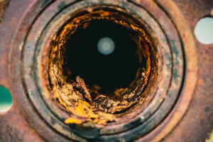 corroded pipe